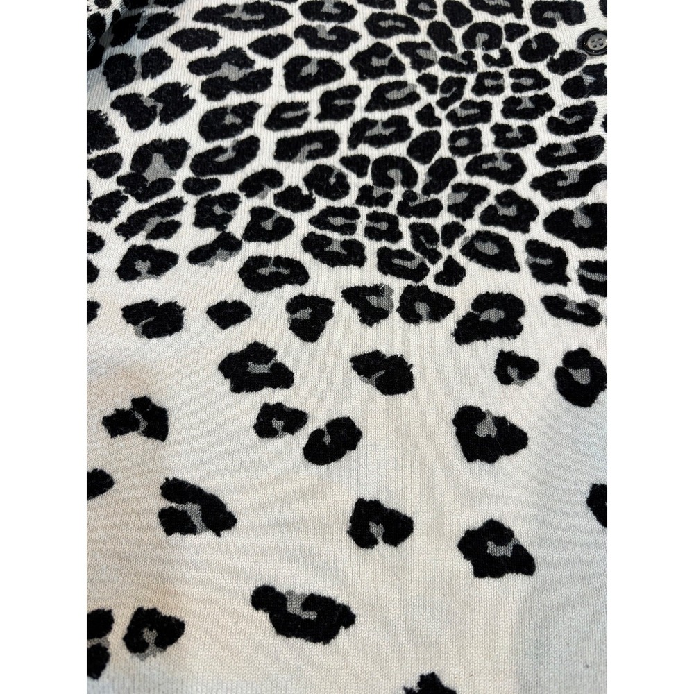 Northern Reflections gradient leopard animal print cardigan women's size large - Picture 3 of 5